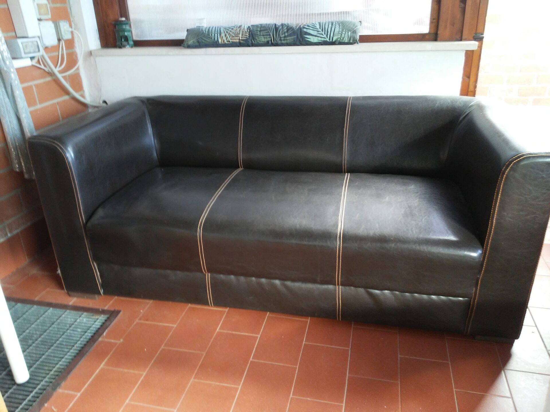Salotto in pelle