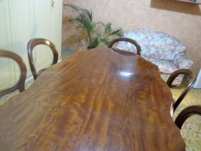 Tavolo ovale legno massello