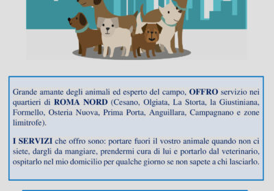 Dog&Cat sitter a Roma Nord