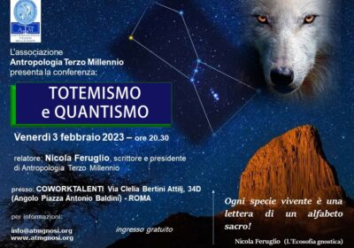 Nicola-Feruglio_-conferenza-TOTEMISMO-E-QUANTISMO_-COWORKTALENTI-Via-Clelia-Bertini-Attil-34D-Angolo-Piazza-Antonio-Baldini-ROMA-3-febbraio-2023