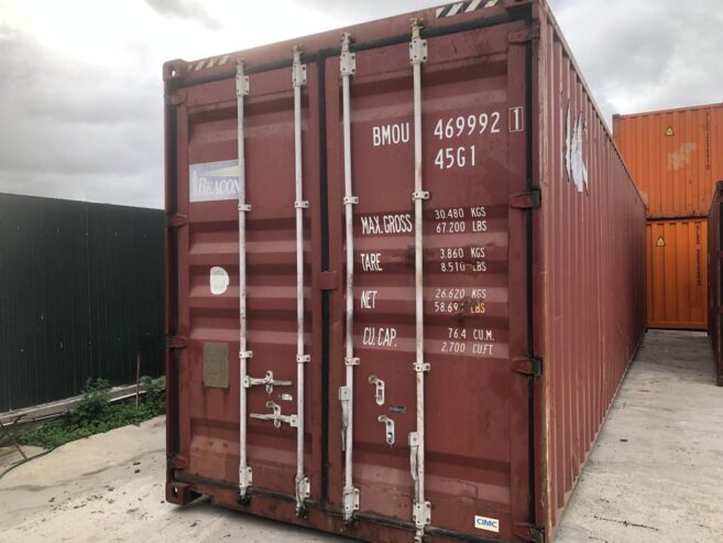 Container usati da 20 e 40 piedi